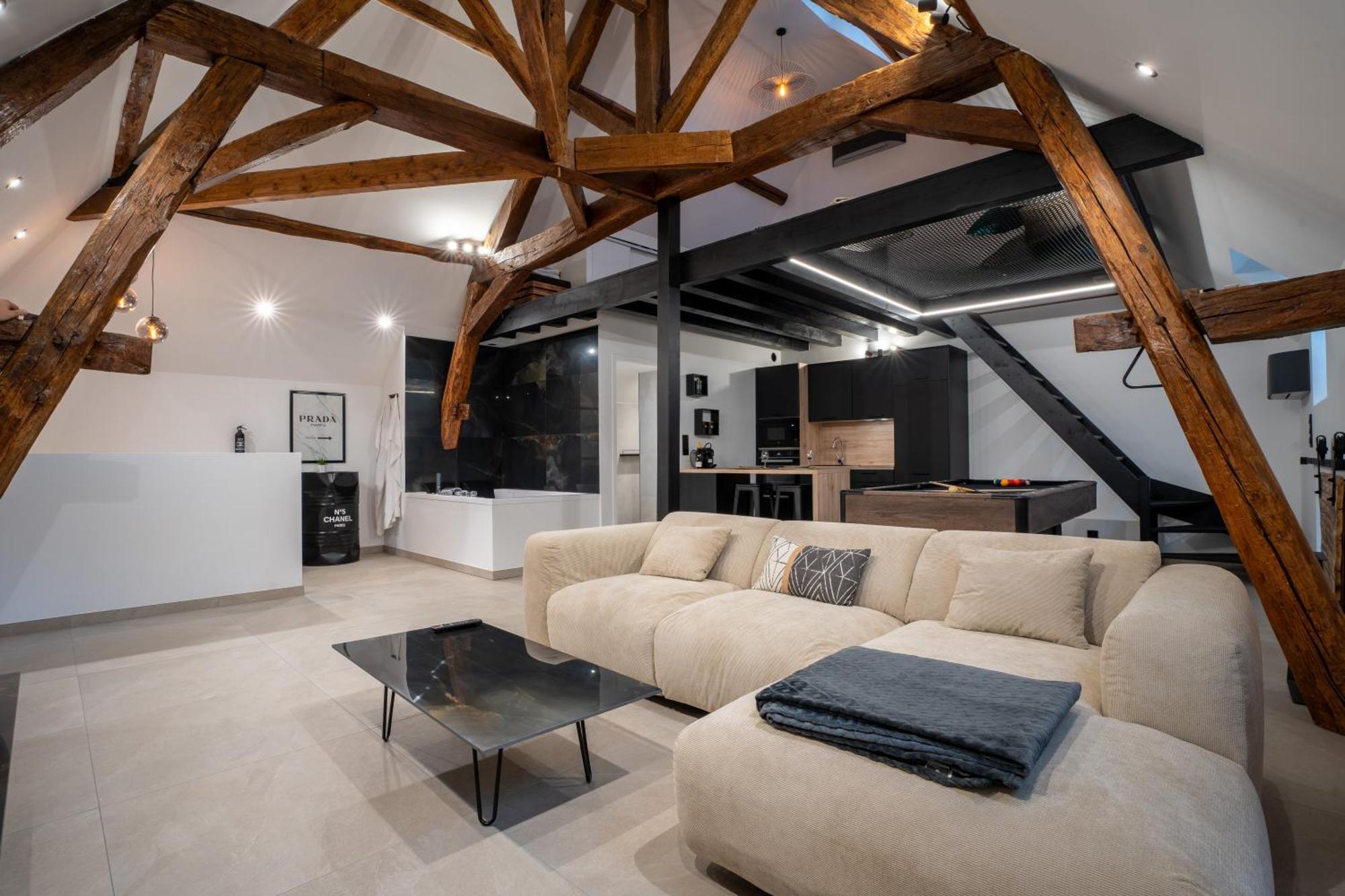 Le Saint-Andre - Clim - Loft Romantique Avec Jacuzzi - By Primo C0Nciergerie Apartment